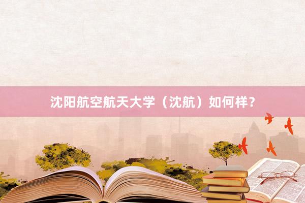 沈阳航空航天大学（沈航）如何样？